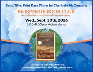 Biosphere Book Club Sept. '26: WILD DARK SHORE